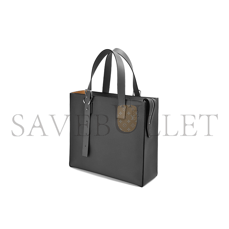 l*ew* buckle zip tote in soft grained calfskin b692k99x03 (36.5*33.5*13cm)